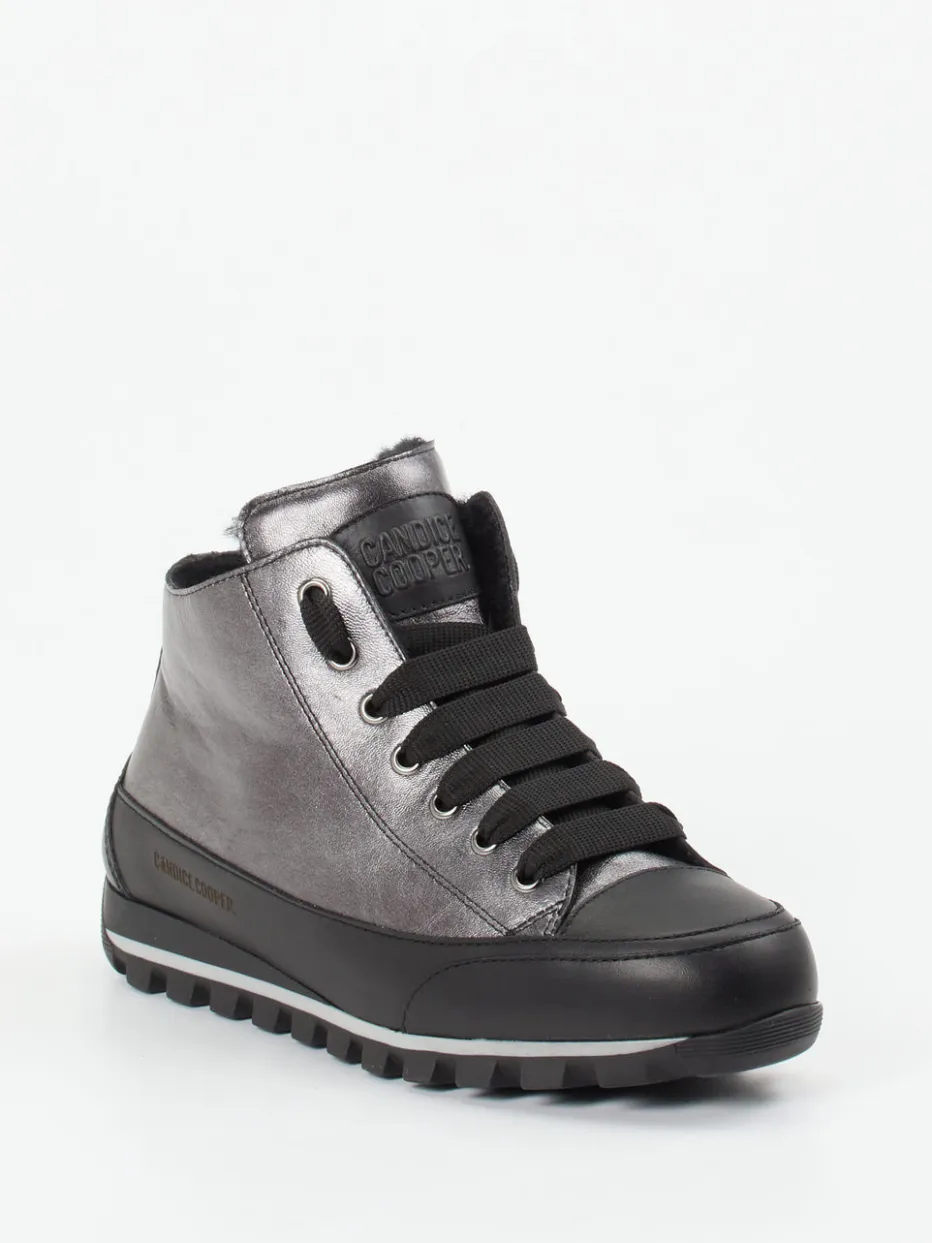 – Schnürboots aus Nubukleder Anthrazit*Candice Cooper Discount