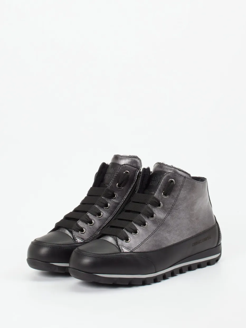 – Schnürboots aus Nubukleder Anthrazit*Candice Cooper Discount