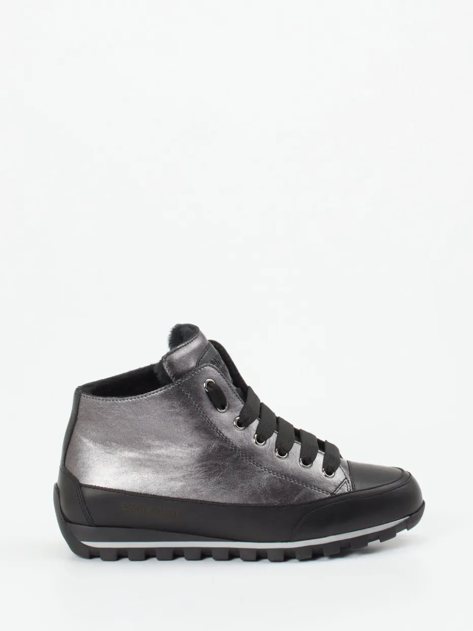 – Schnürboots aus Nubukleder Anthrazit*Candice Cooper Discount