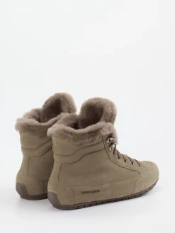 – Schnürboots aus Nubukleder in Taupe*Candice Cooper Clearance