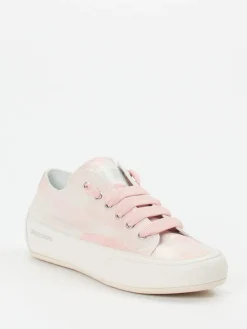 – Sneaker aus geprägtem Leder rosémetallic*Candice Cooper Online