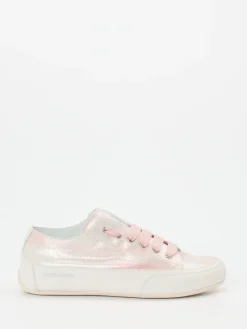 – Sneaker aus geprägtem Leder rosémetallic*Candice Cooper Online