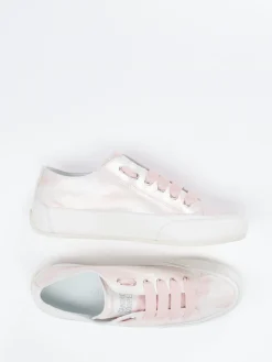 – Sneaker aus geprägtem Leder rosémetallic*Candice Cooper Online