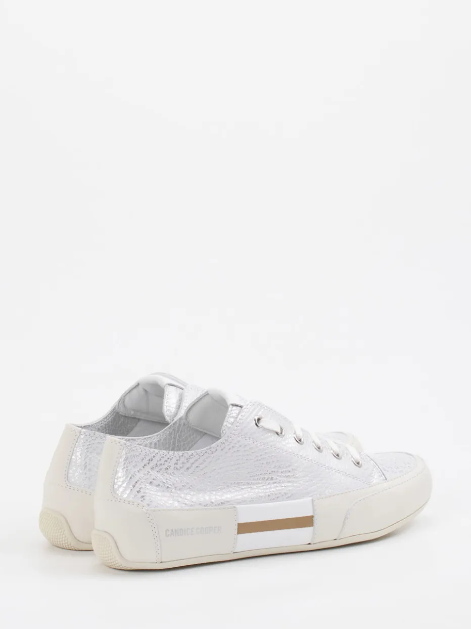 Damen Candice Cooper – Sneaker aus Metallicleder in