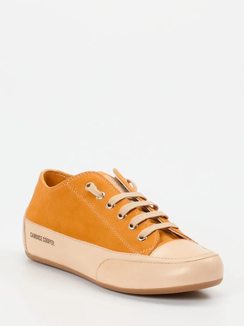 – Sneaker aus Veloursleder Hellbeige*Candice Cooper Discount