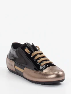 Damen Candice Cooper – Sneaker aus Lackleder mit Metallic-Details