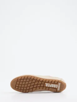 Damen Candice Cooper – Sneaker aus Velours- und Glattleder Beige