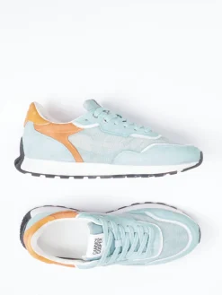 Damen Candice Cooper – Sneaker aus Veloursleder hell