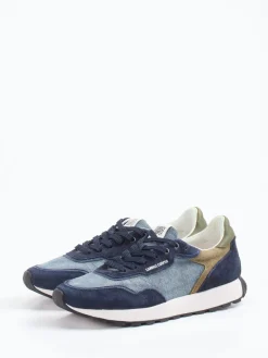 – Sneaker aus Veloursleder und Denim*Candice Cooper Best