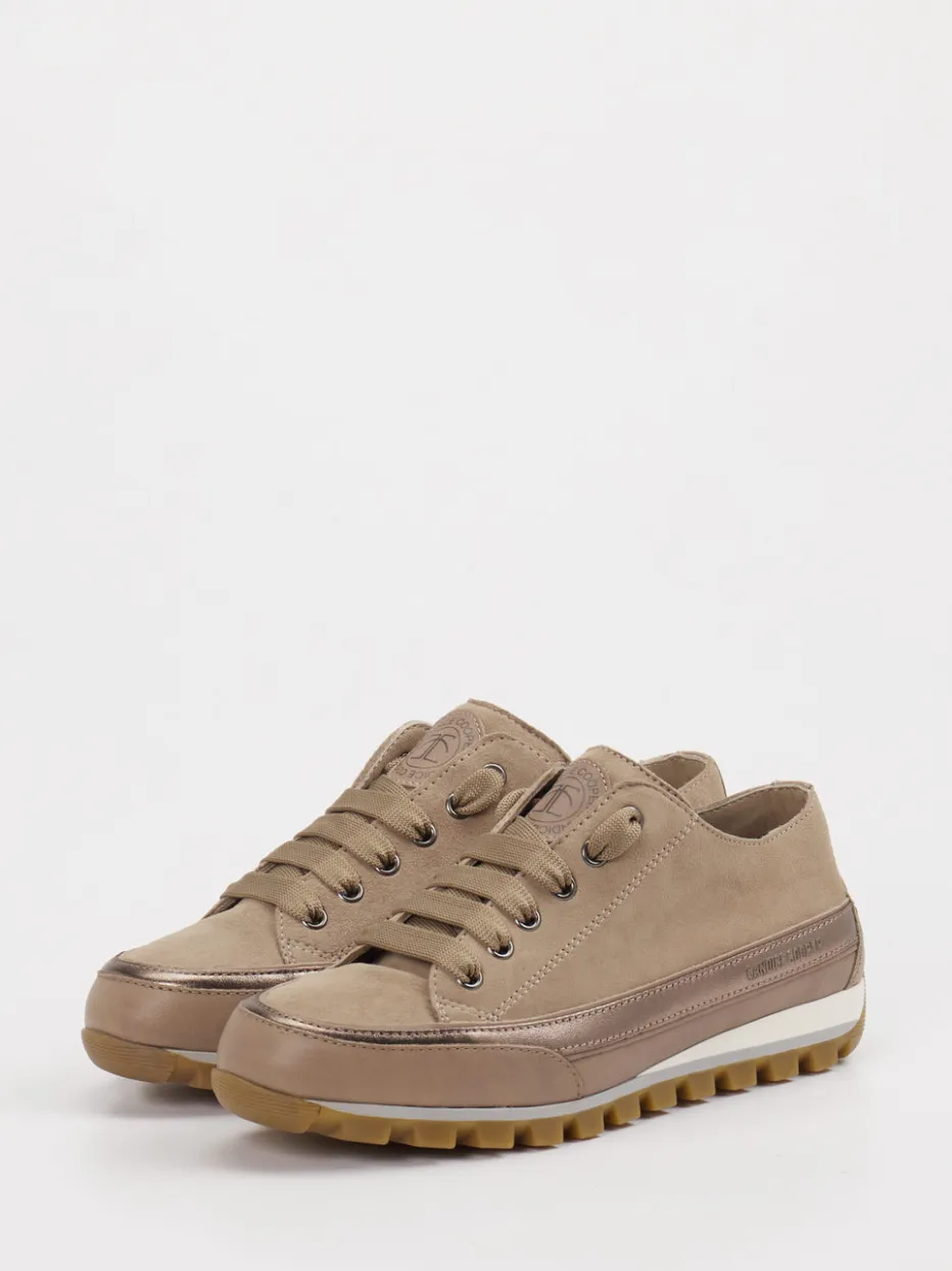 – Sneaker aus Leder-Velours-Mix beige*Candice Cooper