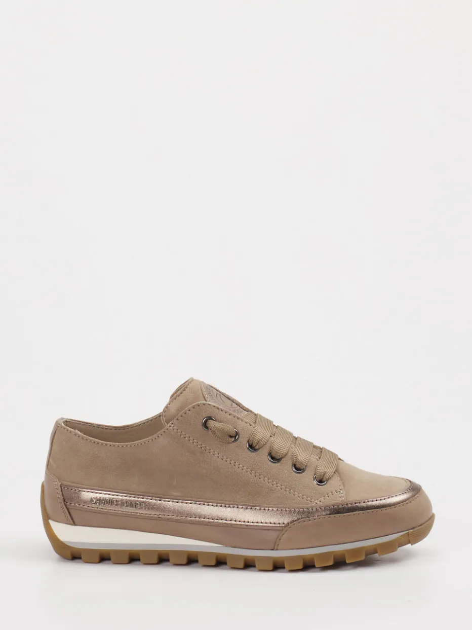 – Sneaker aus Leder-Velours-Mix beige*Candice Cooper