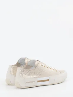 Damen Candice Cooper – Sneaker aus Metallicleder champagner