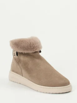 – Stiefeletten aus Nubukleder taupe*Candice Cooper Outlet