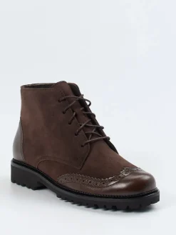 – Brogue-Boots aus Veloursleder*Christian Dietz Outlet