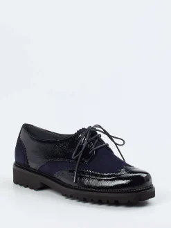 – Brogues aus Lackleder und Veloursleder*Christian Dietz Discount