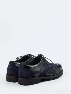 – Brogues aus Lackleder und Veloursleder*Christian Dietz Discount