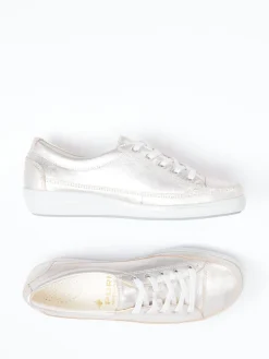 Damen Christian Dietz – Komfort-Sneaker aus Metallicleder