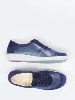 Damen Christian Dietz – Komfort-Sneaker aus Stretch und Veloursleder