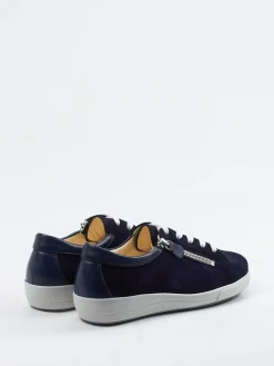 Damen Christian Dietz – Komfort-Sneaker aus Veloursleder Marine