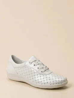 Damen Christian Dietz – Komfort-Sneaker aus Metallicleder