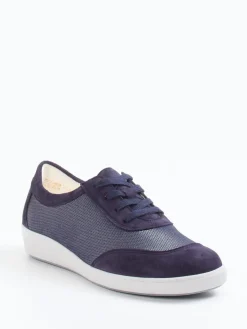 Damen Christian Dietz – Komfort-Sneaker aus Stretch und Veloursleder