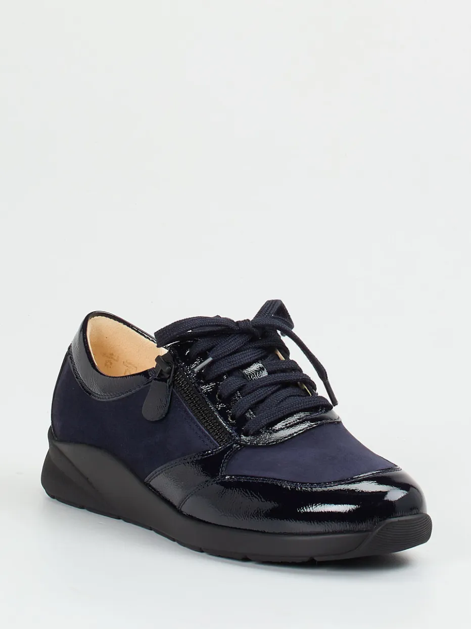 Damen Christian Dietz – Komfort-Sneaker aus Veloursleder Dunkel