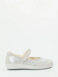 – Mary Janes aus Stretchleder hellgrau*Christian Dietz Online