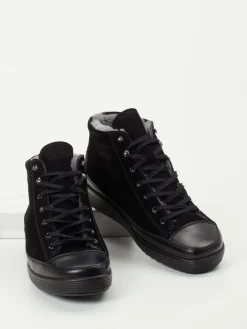 Damen Christian Dietz – Schnürboots aus Veloursleder