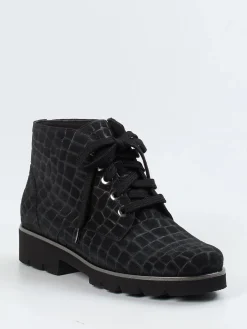 Damen Christian Dietz – Schnürboots aus geprägtem Leder