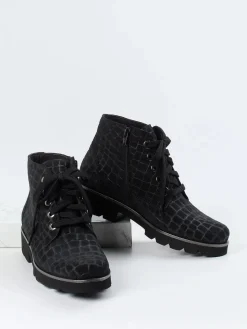 Damen Christian Dietz – Schnürboots aus geprägtem Leder