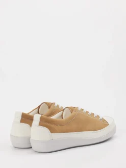 Damen Christian Dietz – Sneaker aus Veloursleder Cognac