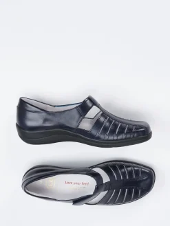 – Spangenschuh aus Kalbleder Dunkel*Christian Dietz Best