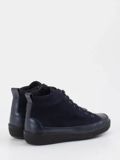 Damen Christian Dietz – Stiefelette aus Veloursleder Dunkel