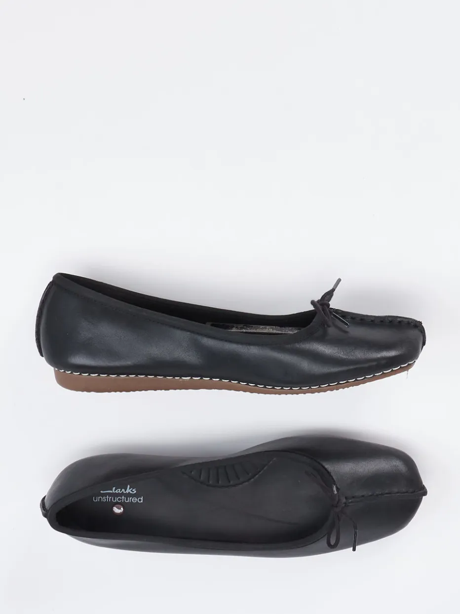 Damen Clarks – Komfort-Ballerinas aus Kalbleder