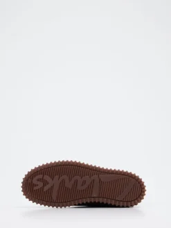 Herren Clarks – Schnürboots aus Nubukleder dunkel