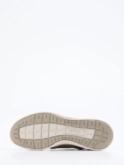 Herren Clarks – Sneaker aus Stricktextil in Sandbeige