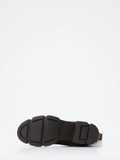 Damen Copenhagen – Chelsea Boots aus Velours-Kalbleder Dunkel