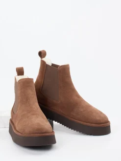 Damen Copenhagen – Chelsea Boots aus Veloursleder