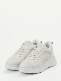 Damen Copenhagen – Chunky Sneaker aus Nubukleder hell