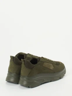 Damen Copenhagen – Chunky Sneaker aus Nubukleder oliv