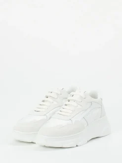 Damen Copenhagen – Chunky Sneaker aus Veloursleder Offwhite