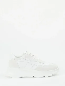 Damen Copenhagen – Chunky Sneaker aus Veloursleder Offwhite