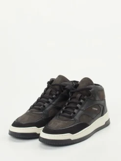 – Mid-Top Sneaker aus Kalbleder dunkelbraun*Copenhagen Clearance