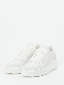 Damen Copenhagen – Plateau-Sneaker aus Kalbleder Off-White