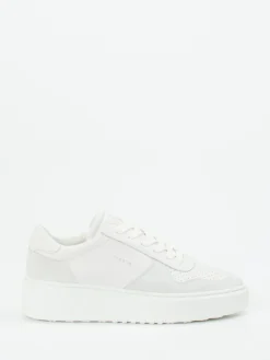 Damen Copenhagen – Plateau-Sneaker aus Kalbleder Off-White