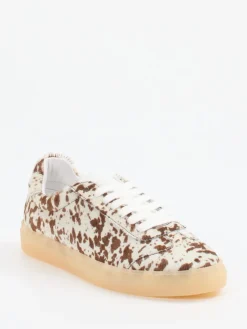 Damen Copenhagen – Sneaker aus Fellimitat mit Animal Print
