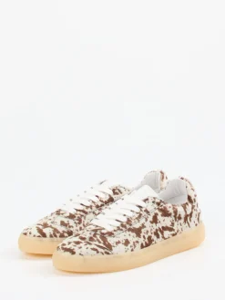 Damen Copenhagen – Sneaker aus Fellimitat mit Animal Print