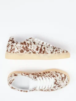 Damen Copenhagen – Sneaker aus Fellimitat mit Animal Print