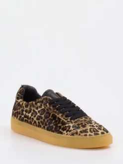 – Sneaker aus Kalbshaarleder Leoprint*Copenhagen Clearance