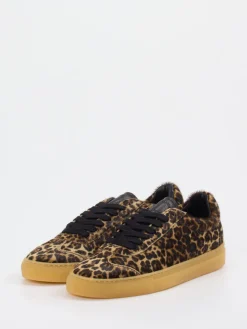 – Sneaker aus Kalbshaarleder Leoprint*Copenhagen Clearance